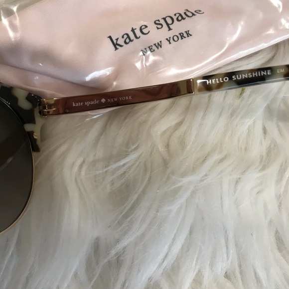 New Kate spade kaileen 52mm clubmaster brown sunglasses - Picture 6 of 8